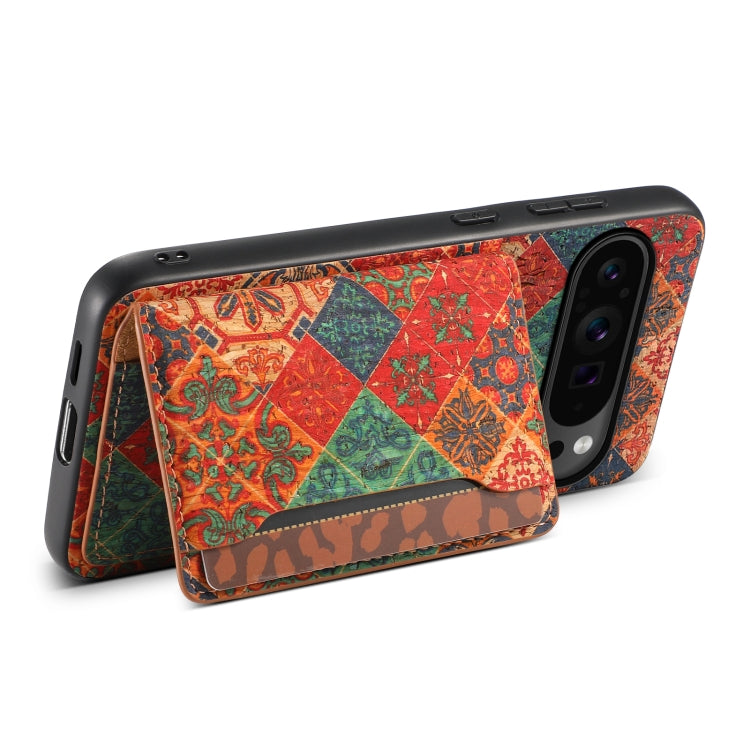 For Google Pixel 9 Pro Card Slot Holder Phone Case(Winter Blue) by buy2fix