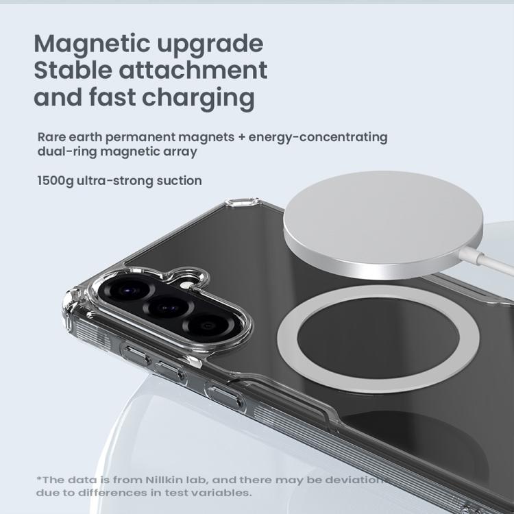 For Samsung Galaxy A56 5G NILLKIN Ultra Clear Magnetic PC + TPU Phone Case(Transparent) - Galaxy Phone Cases by NILLKIN | Online Shopping UK | buy2fix