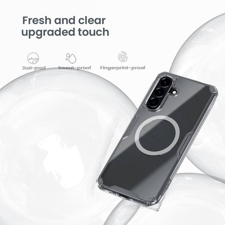 For Samsung Galaxy A56 5G NILLKIN Ultra Clear Magnetic PC + TPU Phone Case(Transparent) - Galaxy Phone Cases by NILLKIN | Online Shopping UK | buy2fix
