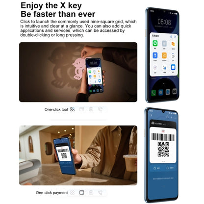 HUAWEI Enjoy 70S, 8GB+128GB, Side Fingerprint Identification, 6.75 inch HarmonyOS 4.2 Octa Core 2.4GHz, Network: 4G, Not Support Google Play(Blue) by Huawei