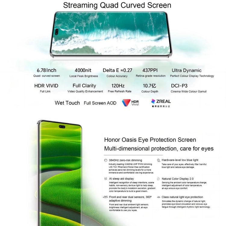 Honor 200 Pro, 12GB+256GB, Screen Fingerprint Identification, 6.78 inch MagicOS 8.0 Snapdragon 8s Gen 3 Octa Core, Network: 5G, NFC, OTG(Black) - Honor by HONOR | Online Shopping UK | buy2fix