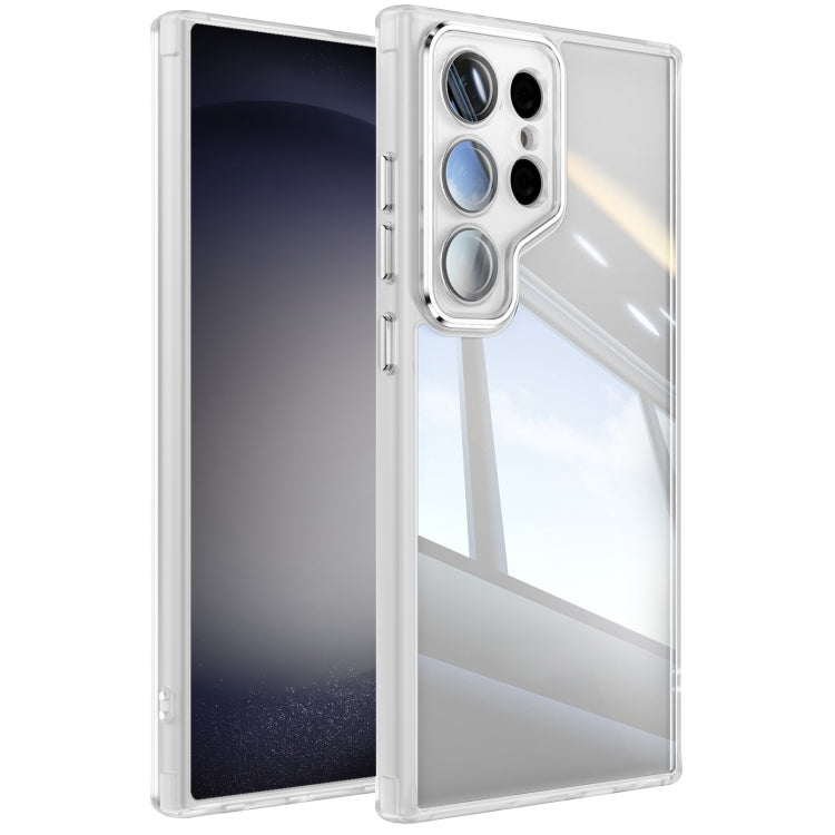For Samsung Galaxy S25 Ultra 5G Acrylic Hybrid TPU Armor Shockproof Phone Case(Transparent) by buy2fix