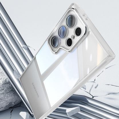 For Samsung Galaxy S25 Ultra 5G Acrylic Hybrid TPU Armor Shockproof Phone Case(Transparent) by buy2fix