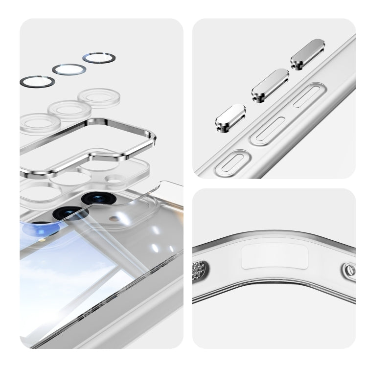 For Samsung Galaxy S25+ 5G Acrylic Hybrid TPU Armor Shockproof Phone Case(Transparent) by buy2fix