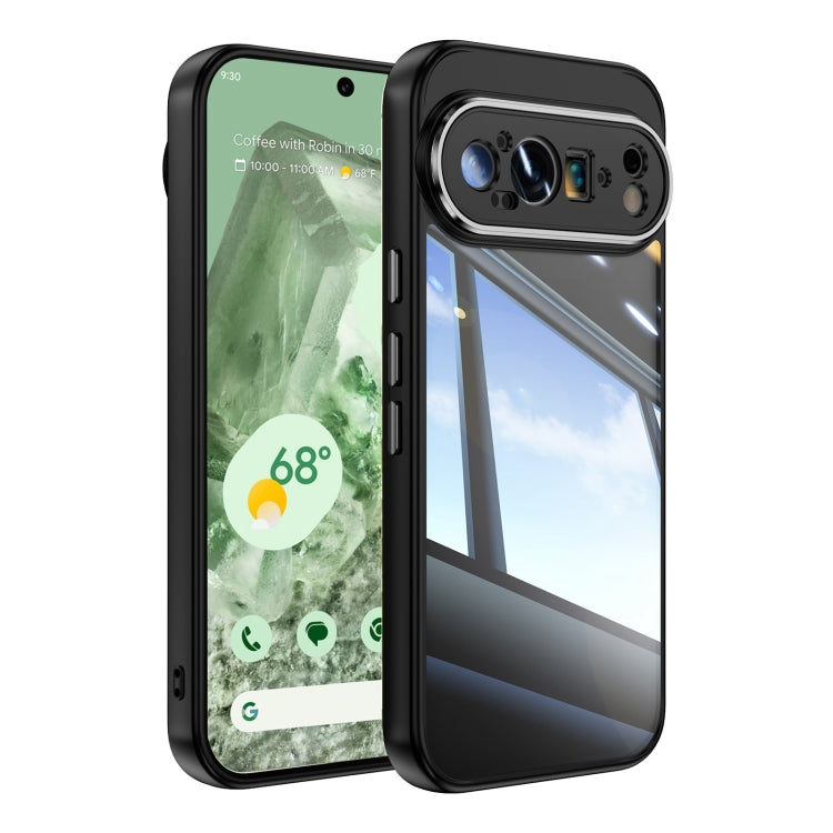 For Google Pixel 9 Acrylic Hybrid TPU Armor Shockproof Phone Case(Black) by buy2fix