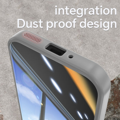 For Google Pixel 9 Pro XL Acrylic Hybrid TPU Armor Shockproof Phone Case(Grey) by buy2fix