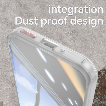 For Google Pixel 9 Pro Acrylic Hybrid TPU Armor Shockproof Phone Case(Transparent) by buy2fix