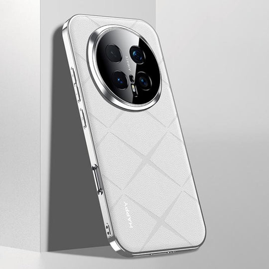 For Honor Magic8 Pro Plain Leather PC Phone Case(White)