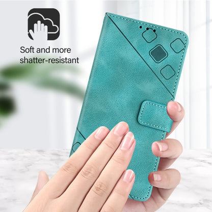 For Tecno Spark Go 2024 / Spark 20C Skin Feel Embossed Leather Phone Case(Green) by buy2fix