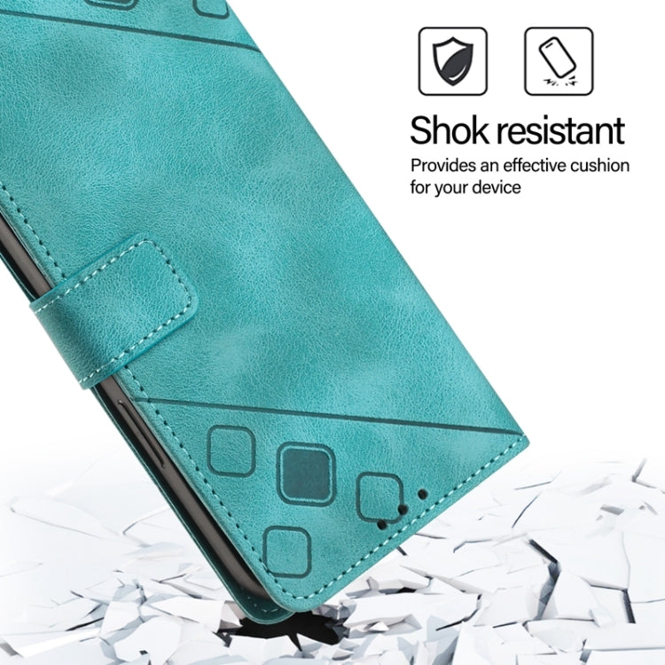 For Tecno Spark Go 2024 / Spark 20C Skin Feel Embossed Leather Phone Case(Green) by buy2fix