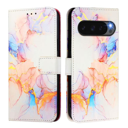 For Google Pixel 10 / 10 Pro PT003 Marble Pattern Flip Leather Phone Case(Galaxy Marble White) - Google Cases by buy2fix | Online Shopping UK | buy2fix