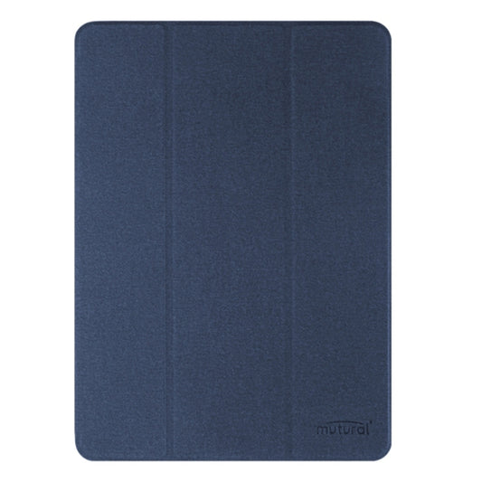 For iPad Pro 13 2025 / 2024 Mutural YASHI Series Tablet Leather Smart Case(Blue) by Mutural