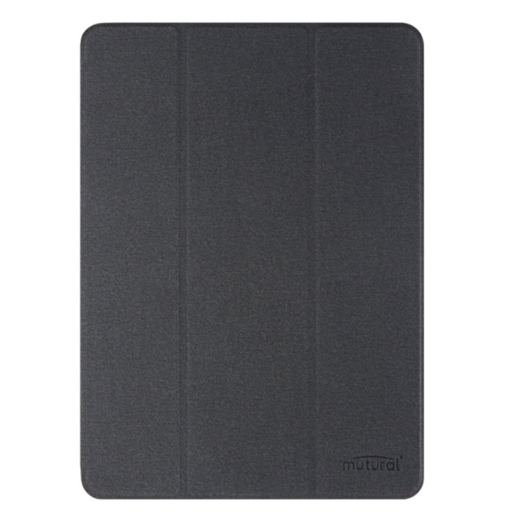 For iPad Pro 11 2025 / 2024 Mutural YASHI Series Tablet Leather Smart Case(Black) by Mutural