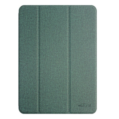 For iPad Air 11 2025 / 2024 Mutural YASHI Series Tablet Leather Smart Case(Green) - iPad Air 11 2025 / 2024 Cases by Mutural | Online Shopping UK | buy2fix