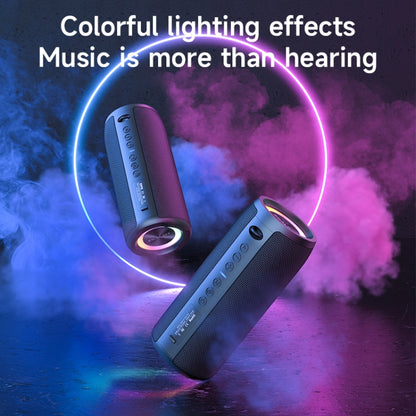 Zealot S51 Pro Shocking Bass Bluetooth Speaker with Colorful Light(Black) - Desktop Speaker by ZEALOT | Online Shopping UK | buy2fix