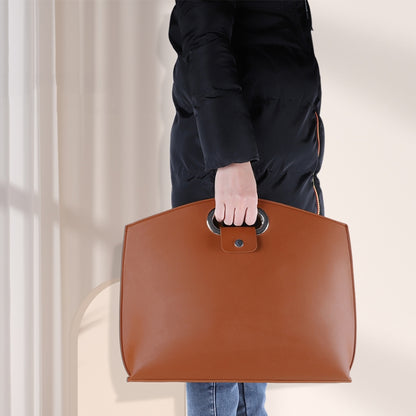 Waterproof PU Laptop Handbag Inner Bag for 12-14 inch Laptop(Brown) by buy2fix