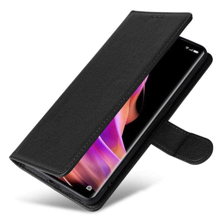 For OPPO Reno9 /9 Pro 5G 3-Card Slots Multifunctional Leather Phone Case(Black) by buy2fix