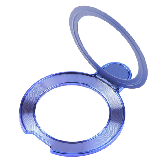 Metal Folding Desktop Phone Bracket(Blue) - Ring Holder by buy2fix | Online Shopping UK | buy2fix