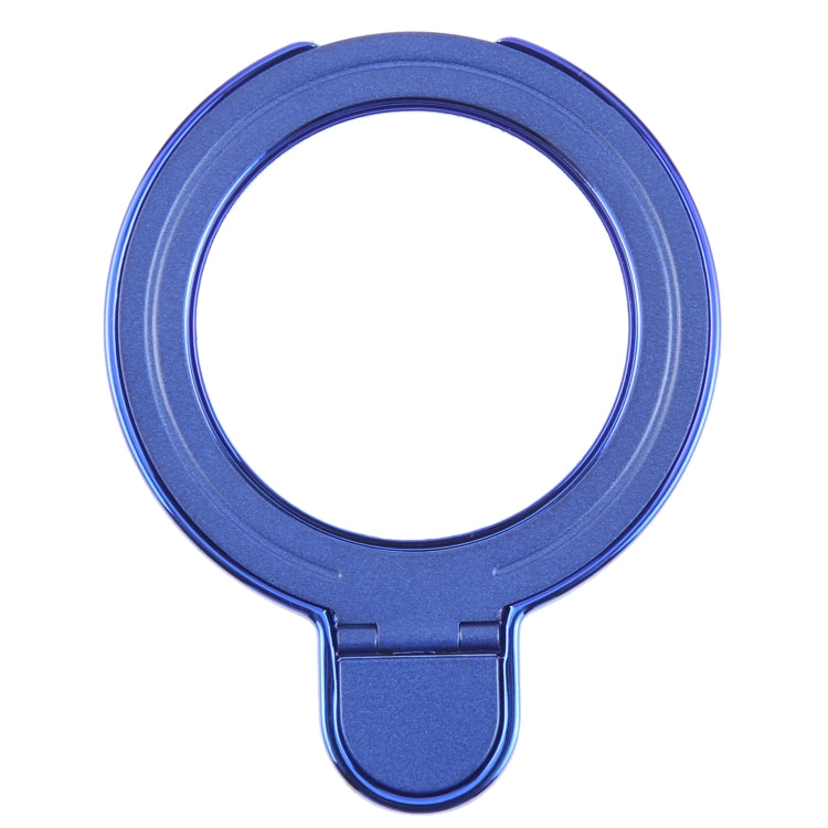 Metal Folding Desktop Phone Bracket(Blue) - Ring Holder by buy2fix | Online Shopping UK | buy2fix
