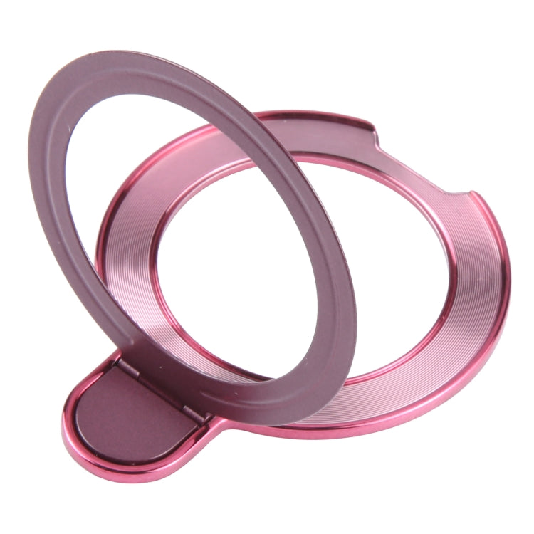 Metal Folding Desktop Phone Bracket(Red) - Ring Holder by buy2fix | Online Shopping UK | buy2fix