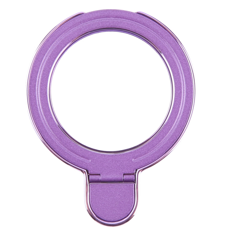 Metal Folding Desktop Phone Bracket(Purple) - Ring Holder by buy2fix | Online Shopping UK | buy2fix