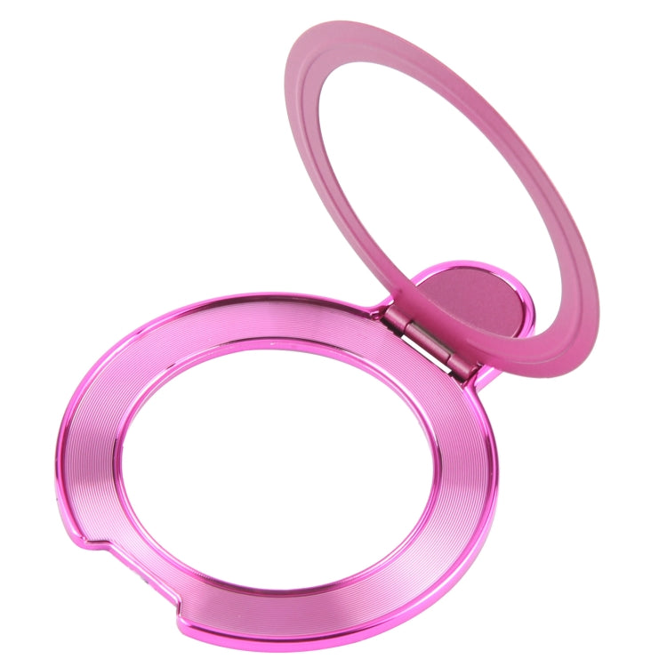 Metal Folding Desktop Phone Bracket(Rose Red) - Ring Holder by buy2fix | Online Shopping UK | buy2fix