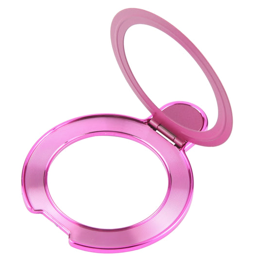 Metal Folding Desktop Phone Bracket(Rose Red) - Ring Holder by buy2fix | Online Shopping UK | buy2fix