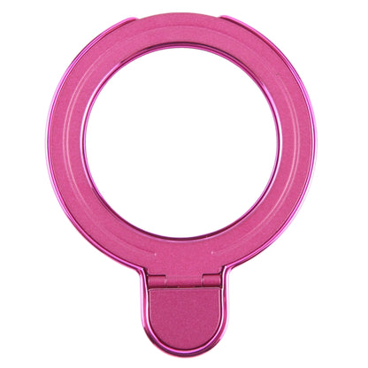 Metal Folding Desktop Phone Bracket(Rose Red) - Ring Holder by buy2fix | Online Shopping UK | buy2fix