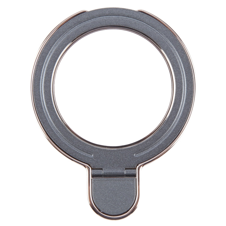 Metal Folding Desktop Phone Bracket(Grey) - Ring Holder by buy2fix | Online Shopping UK | buy2fix