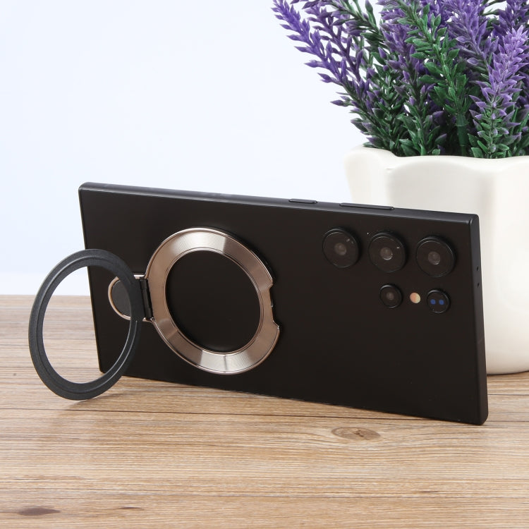 Metal Folding Desktop Phone Bracket(Grey) - Ring Holder by buy2fix | Online Shopping UK | buy2fix