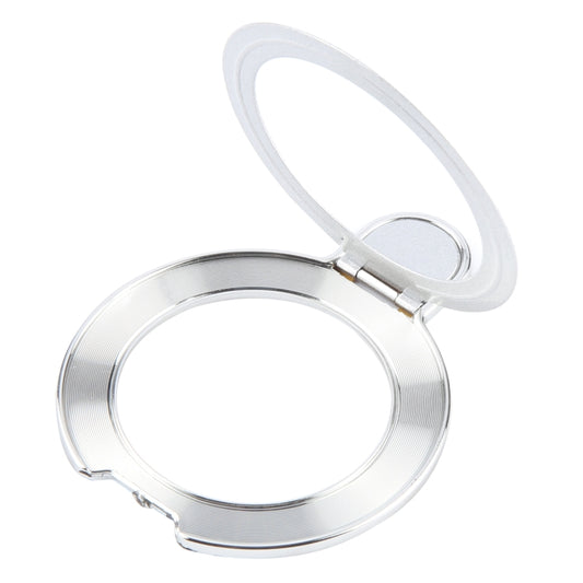 Metal Folding Desktop Phone Bracket(Silver) - Ring Holder by buy2fix | Online Shopping UK | buy2fix