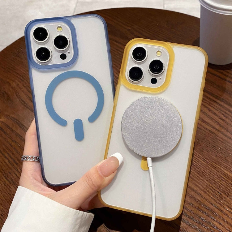 For iPhone 12 Pro Max Dual-Side Frosted MagSafe Clear Phone Case(Pink) by buy2fix