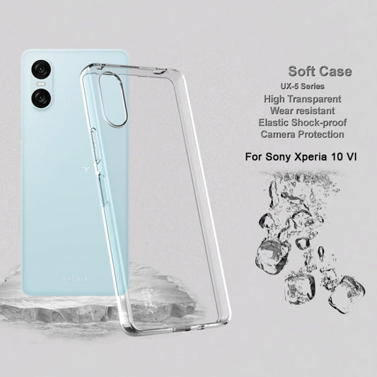 For Sony Xperia 10 VI IMAK UX-5 Series TPU Phone Case(Transparent) - Sony Cases by imak | Online Shopping UK | buy2fix