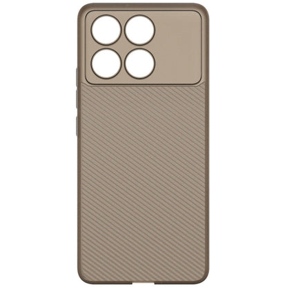 For Xiaomi Redmi K70E 5G imak 0.7mm Ultra Thin Ripple Texture Phone Case(Transparent Black) - Xiaomi Cases by imak | Online Shopping UK | buy2fix