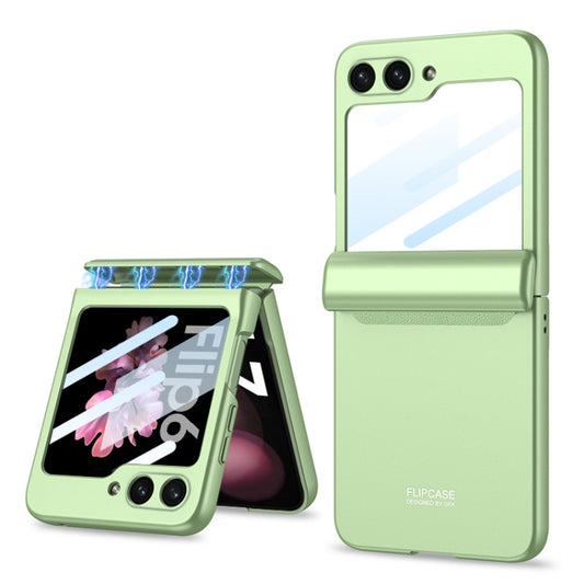 For Samsung Galaxy Z Flip6 / Flip7 FE GKK Integrated Magnetic Full Coverage Folding Phone Case(Matcha Green) - Galaxy Z Flip6 5G Cases by GKK | Online Shopping UK | buy2fix
