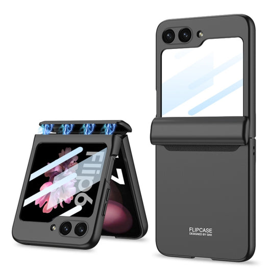 For Samsung Galaxy Z Flip6 / Flip7 FE GKK Integrated Magnetic Full Coverage Folding Phone Case(Black) - Galaxy Z Flip6 5G Cases by GKK | Online Shopping UK | buy2fix