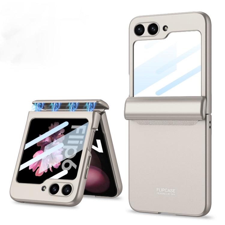 For Samsung Galaxy Z Flip6 / Flip7 FE GKK Integrated Magnetic Full Coverage Folding Phone Case(Titanium Grey) - Galaxy Z Flip6 5G Cases by GKK | Online Shopping UK | buy2fix