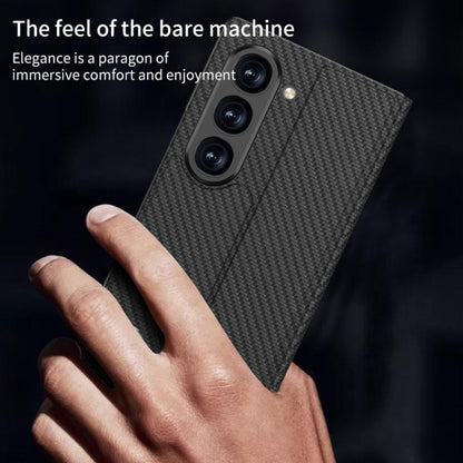 For Samsung Galaxy Z Fold7 5G GKK Integrated Flip Leather Case with Pen Slotm, Stylus Not Included(Grey) - Galaxy Z Fold7 5G Cases by GKK | Online Shopping UK | buy2fix