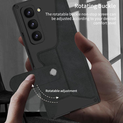 For Samsung Galaxy Z Fold7 5G GKK Integrated Armor Flip Leather Case with Pen Slot, Stylus Not Included(Brown) - Galaxy Z Fold7 5G Cases by GKK | Online Shopping UK | buy2fix