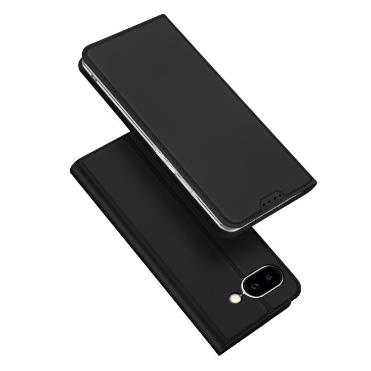 For Google Pixel 9a DUX DUCIS Skin Pro Series Horizontal Flip Phone Leather Case(Black) - Google Cases by DUX DUCIS | Online Shopping UK | buy2fix