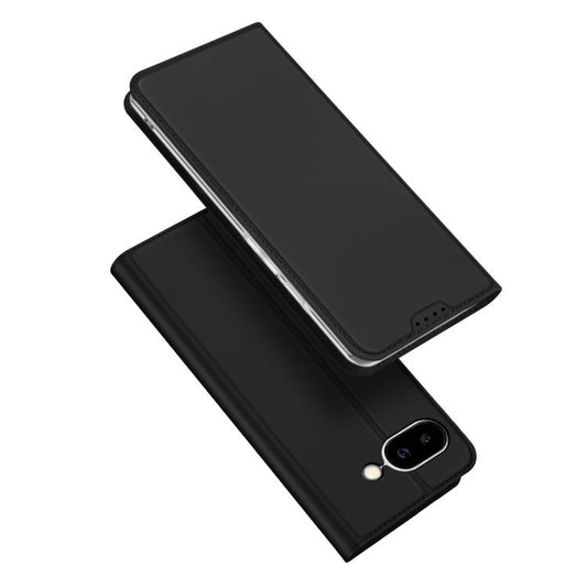 For Google Pixel 9a DUX DUCIS Skin Pro Series Horizontal Flip Phone Leather Case(Black) - Google Cases by DUX DUCIS | Online Shopping UK | buy2fix