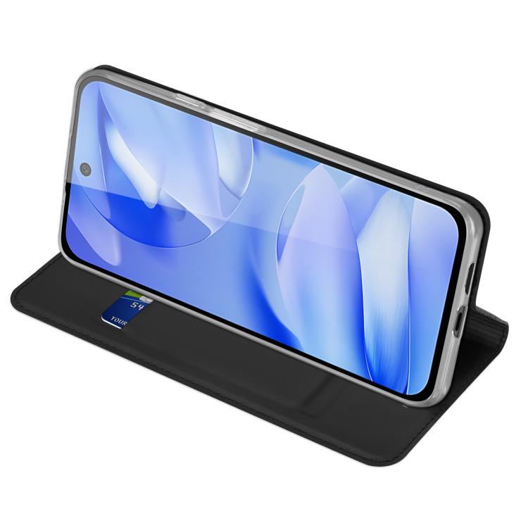 For Google Pixel 9a DUX DUCIS Skin Pro Series Horizontal Flip Phone Leather Case(Black) - Google Cases by DUX DUCIS | Online Shopping UK | buy2fix