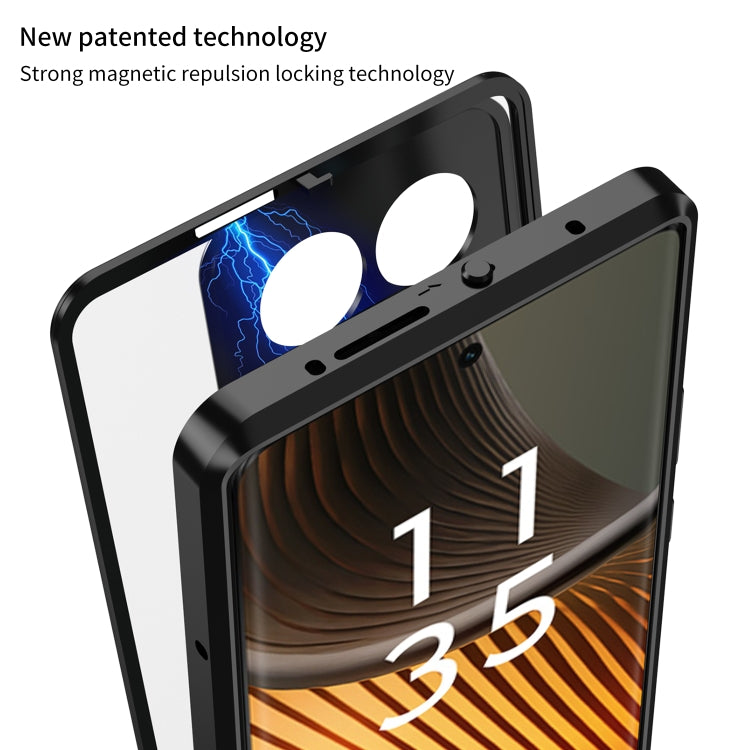 For Motorola Moto X50 Ultra Snap Buckle Metal Frame Frosted Phone Case(Silver) - Motorola Cases by buy2fix | Online Shopping UK | buy2fix