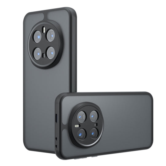 For Honor Magic7 Pro Armor Precise Hole PC Hybrid TPU Phone Case(Frosted Black)