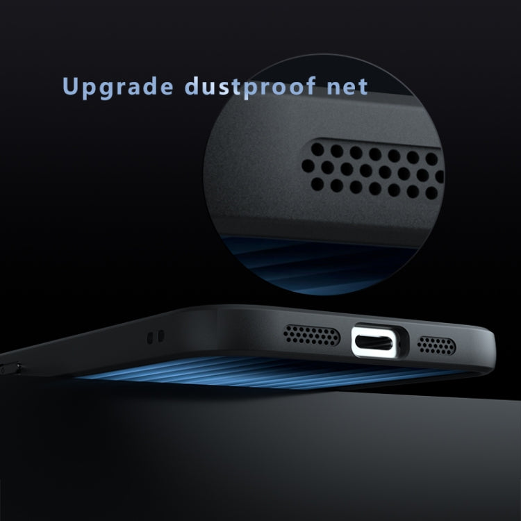 For iPhone 16e Armor Precise Hole PC Hybrid TPU Phone Case(Frosted Black) by buy2fix