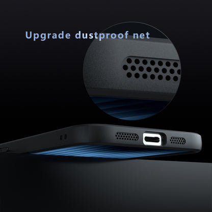 For iPhone 16e Armor Precise Hole PC Hybrid TPU Phone Case(Frosted Black) by buy2fix