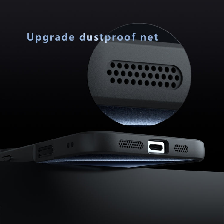 For iPhone 16 Armor Precise Hole PC Hybrid TPU Phone Case(Frosted Black) by buy2fix