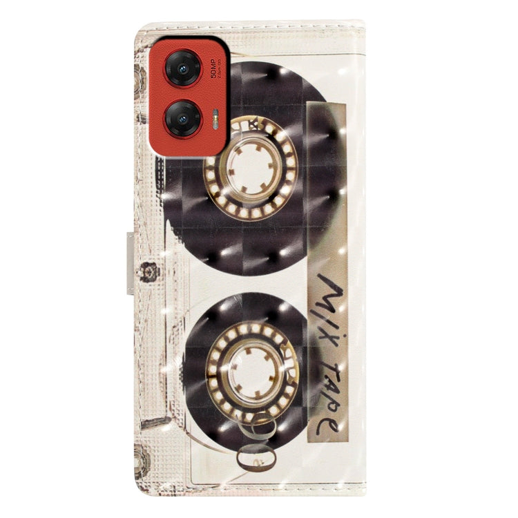 For Motorola Moto G Stylus 5G 2024 3D Pattern Leather Phone Case(Tape) by buy2fix
