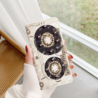 For Google Pixel 9 Pro XL 3D Pattern Leather Phone Case(Tape) by buy2fix