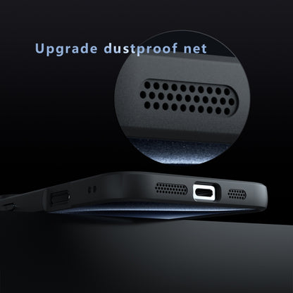 For iPhone 16 Armor Precise Hole PC Hybrid TPU Phone Case(Transparent) by buy2fix